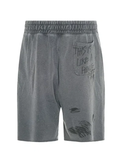 Paly Graphic-print Drawstring Shorts In Multi