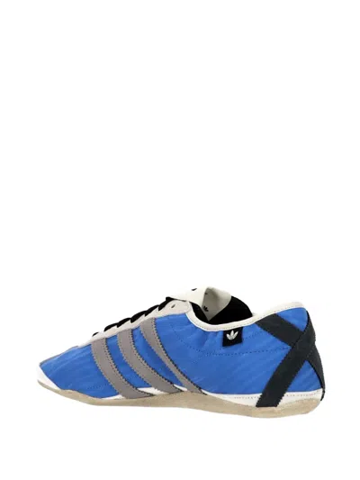 Adidas Originals Blue Song For The Mute Edition Tokyo Sneakers In Animal Print
