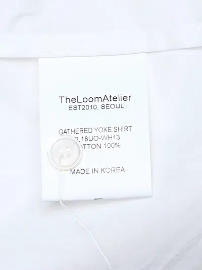 Theloom Gathered Yoke Shirt In White