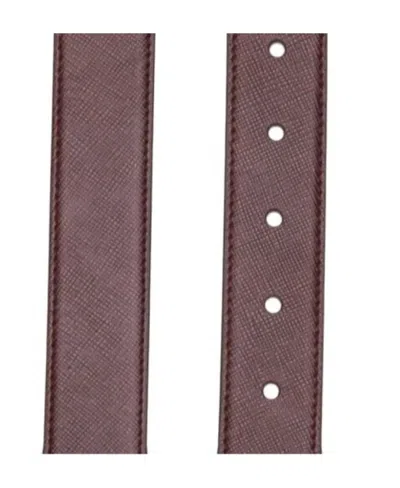 Prada Adjustable Buckle Belt In Brown