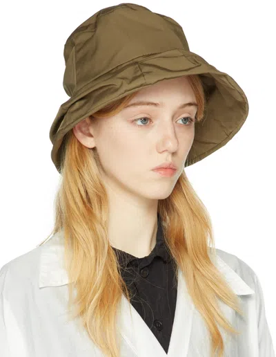 Y's Gathered Hat In Green