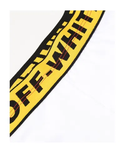 Off-white Logo-waistband Briefs In White