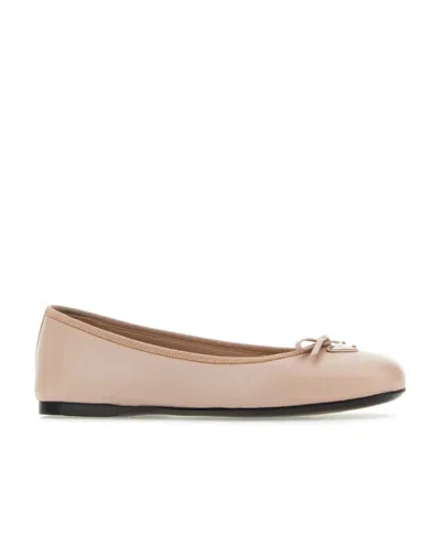 Prada Nappa Leather Ballerinas In Multi