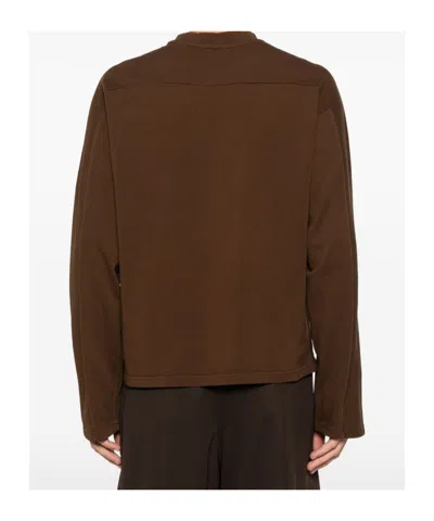 Entire Studios Long-sleeved T-shirt In Brown