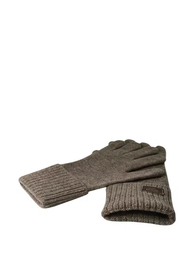 Weekend Max Mara Five Finger Gloves In Brown