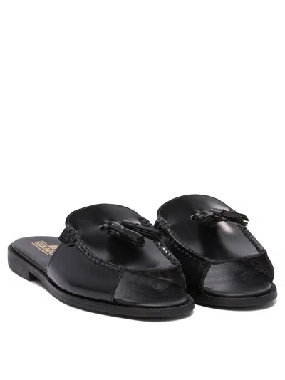 Sebago Slip On Slides In Black