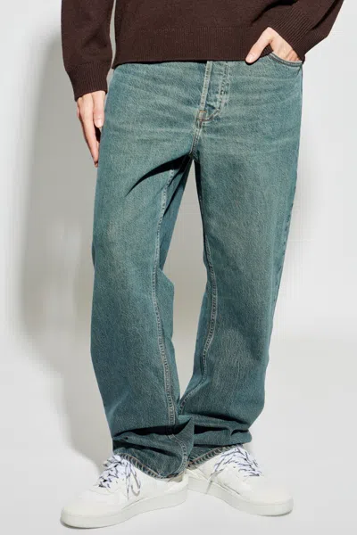Samsoe & Samsoe Saeddie Button-fastening Jeans In Green