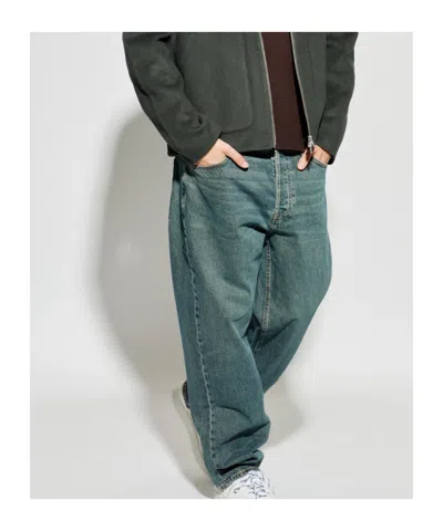 Samsoe & Samsoe Saeddie Button-fastening Jeans In Green