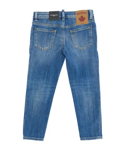 Dsquared2 Belt Loop Jeans In Blue