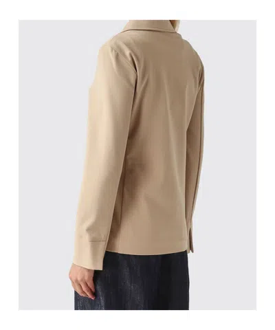 Max Mara Baco Single-breasted Jacket In Brown