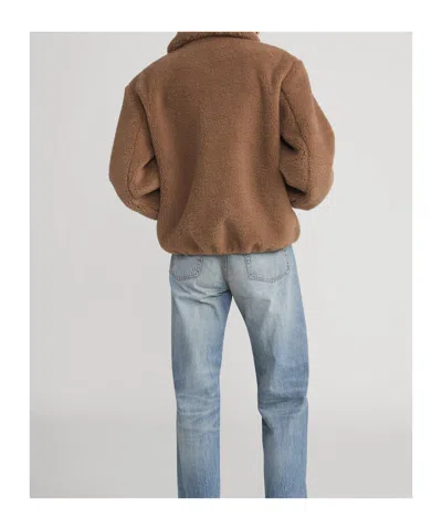 Frame Long-sleeved Collared Jacket In Multi