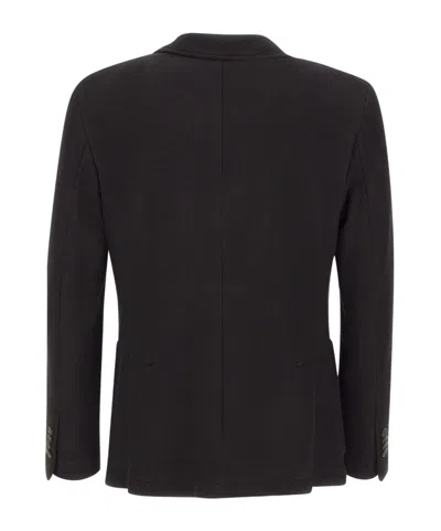 Manuel Ritz Single-breasted Blazer In Brown