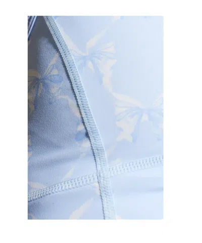 Loveshackfancy Erza Printed Performance Top In Blue