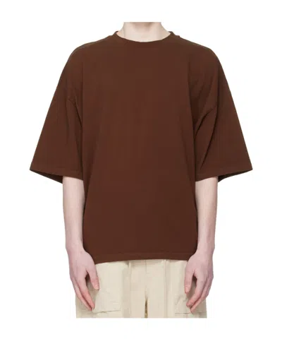 Entire Studios Crew-neck Short-sleeve T-shirt In Brown