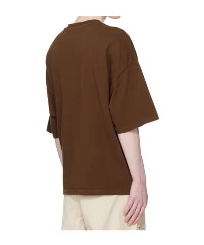 Entire Studios Crew-neck Short-sleeve T-shirt In Brown