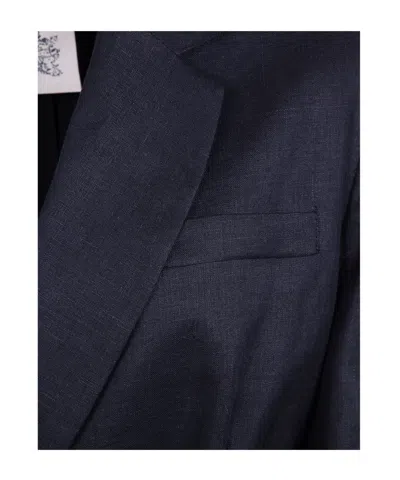 Semicouture Drawstring Jacket In Blue