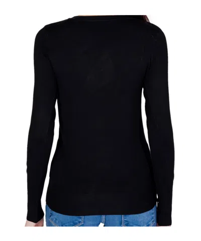 Guess Long-sleeved Pullover In Black