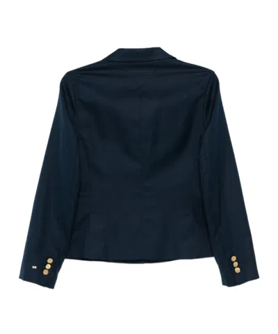 Tommy Hilfiger Buttoned Blazer In Blue