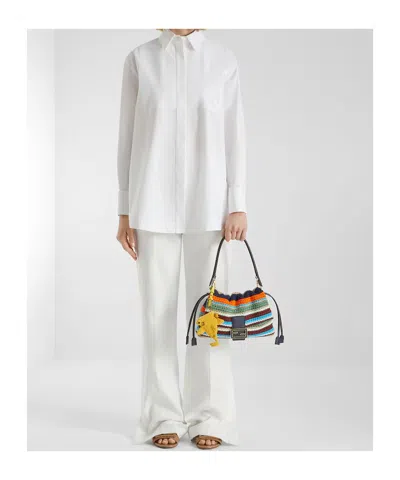 Fendi Mamma Baguette Medium In Multi