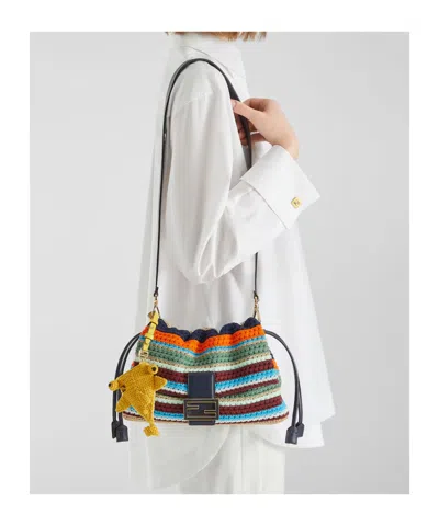 Fendi Mamma Baguette Medium In Multi
