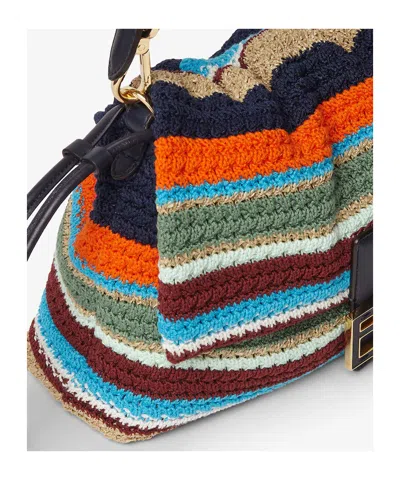 Fendi Mamma Baguette Medium In Multi