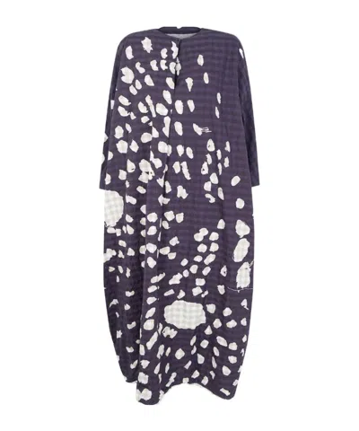 Daniela Gregis Check-print Patterned Dress In Brown