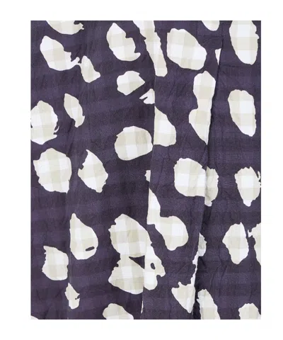 Daniela Gregis Check-print Patterned Dress In Brown