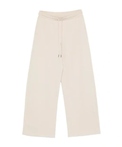 Max Mara Drawstring Trousers In White
