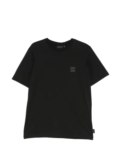 Outhere Logo-patch T-shirt In Black