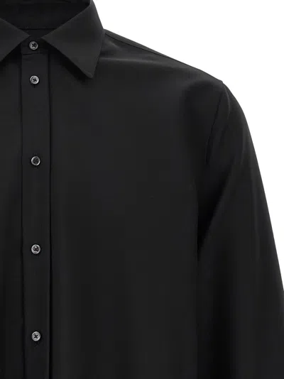Jil Sander Black Regular Solid Shirt In Black