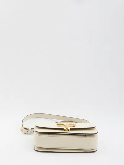 Gucci Small Crossbody Bag In Smooth Leather In Neutral