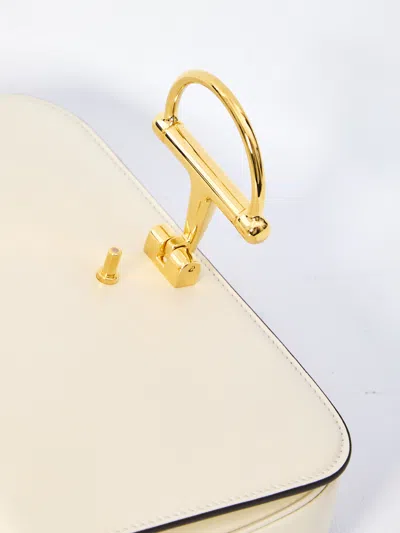 Gucci Small Crossbody Bag In Smooth Leather In Neutral