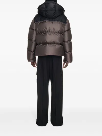 Off-white Patch Down Jacket In Black