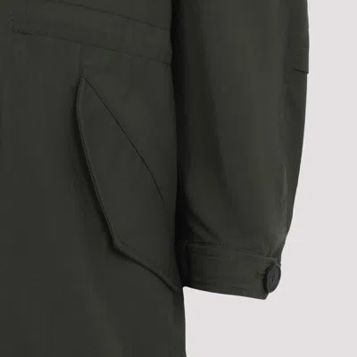 Givenchy Cotton Jacket With Back Slit And Drawstrings In Black
