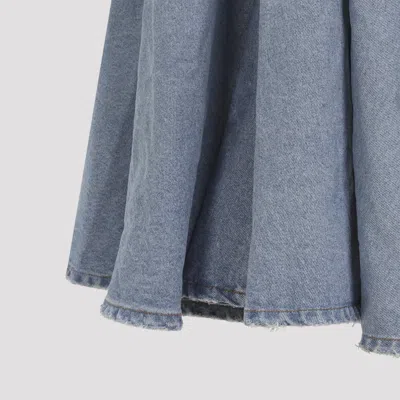 Balenciaga Maxi Skirt With Innovative Design And Five-pocket Style In Blue