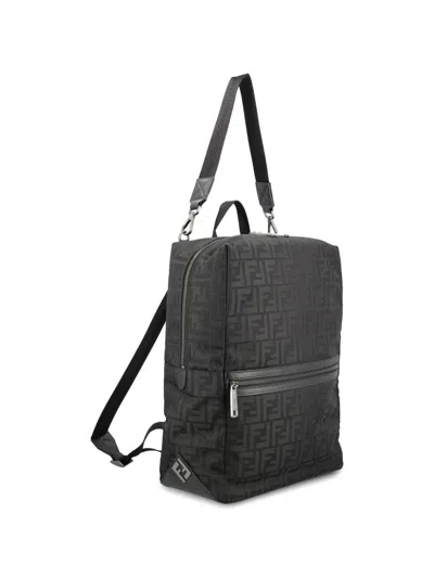 Fendi Black Lui Backpack In Black