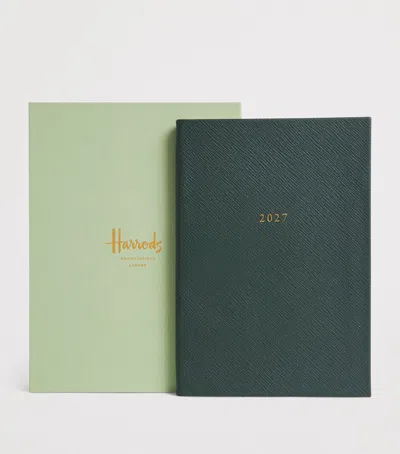 Harrods Leather A5 2027 Diary In Multi