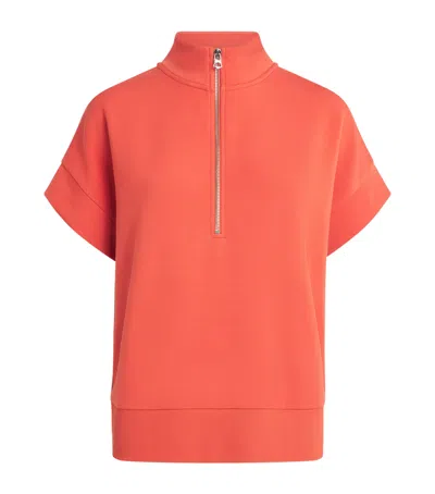 Varley Ritchie Short Sleeve Sweatshirt In Red