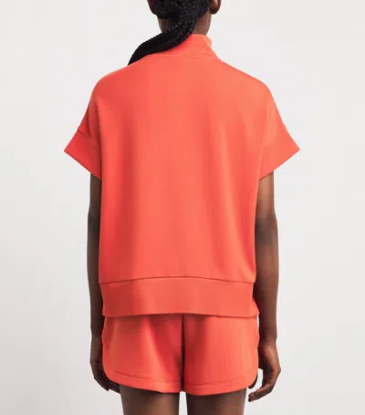Varley Ritchie Short Sleeve Sweatshirt In Red