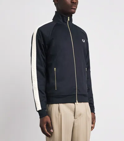 Fred Perry Embroidered Taped Track Jacket In Multi