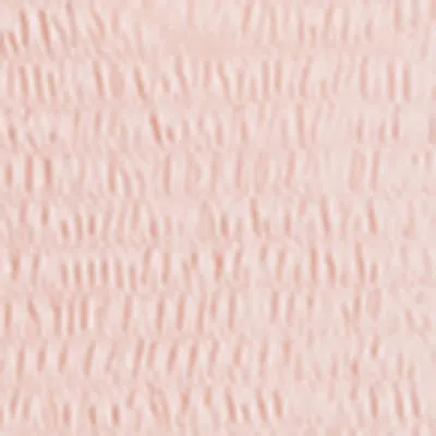 Skims Poplin Apparel Smocked Minidress In Pink