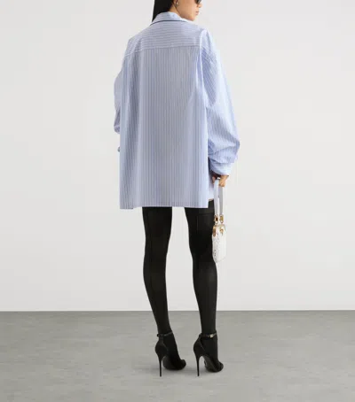 Dolce & Gabbana Button Up Top In Blue