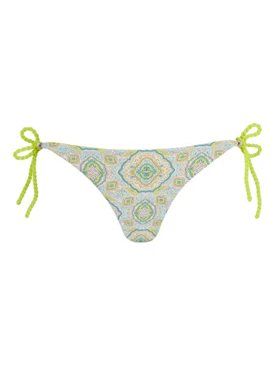 Heidi Klein 하시엔다 리버서블 비키니 브리프 In Green