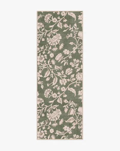 Ruggable Brenna Olive Green & Cream Flatwoven Rug In Multi | ModeSens
