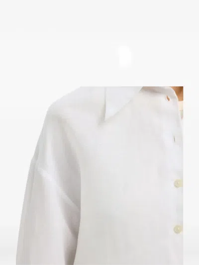 Selected Buttoned Shirt In White