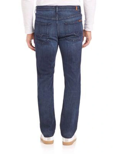Shop 7 For All Mankind Slimmy Slit Straight Jeans In Tribute