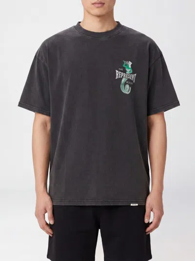Represent Dark Grey Graphic T-shirt In Multi