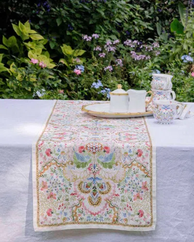 Juliska Sofia Linen Table Runner In Multi