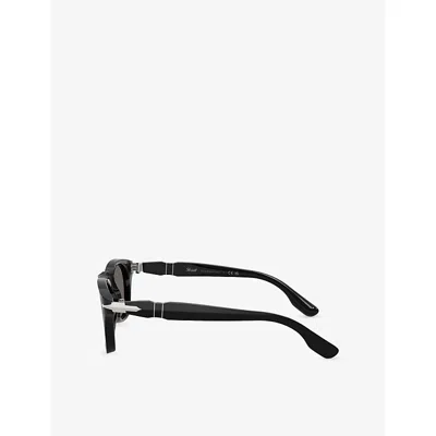 Persol Womens Black Po8001s Phantos-frame Acetate Sunglasses