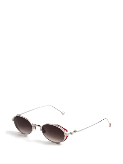 Matsuda Round-frame Sunglasses In Silver